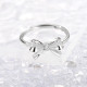 Sterling Silver Papillon Bow Ring Adjustable Size